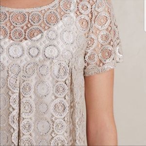 Anthropologie Akemi Kin Lace Top Size XS